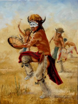 western American Indians 68 Oil Paintings